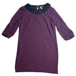 CLOSET CLEAR OUT! Lauren Conrad collared long sleeve dress - size mediumium